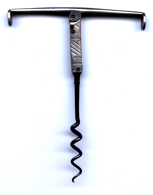 Images of Silver Double Folding Pocket Corkscrews.